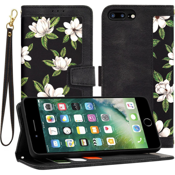 Techsuit - FlipCraft - iPhone 7 Plus / iPhone 8 Plus - Flowers of the Dawn