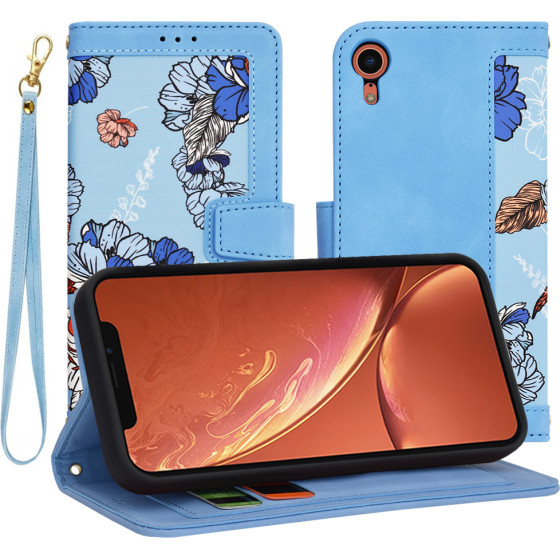Techsuit - FlipCraft - iPhone XR - Vibrant Blue
