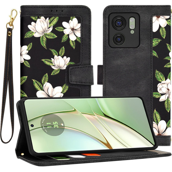 Techsuit - FlipCraft - Motorola Edge 40 / Edge (2023) - Flowers of the Dawn