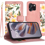 Techsuit - FlipCraft - Motorola Edge 50 Neo / Motorola ThinkPhone 25 - Sweetheart Pink