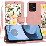 Techsuit - FlipCraft - Motorola Moto G14 - Sweetheart Pink