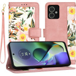 Techsuit - FlipCraft - Motorola Moto G54 - Sweetheart Pink