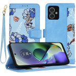 Techsuit - FlipCraft - Motorola Moto G54 - Vibrant Blue
