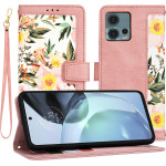 Techsuit - FlipCraft - Motorola Moto G72 - Sweetheart Pink
