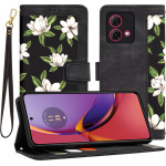 Techsuit - FlipCraft - Motorola Moto G84 - Flowers of the Dawn