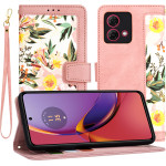 Techsuit - FlipCraft - Motorola Moto G84 - Sweetheart Pink