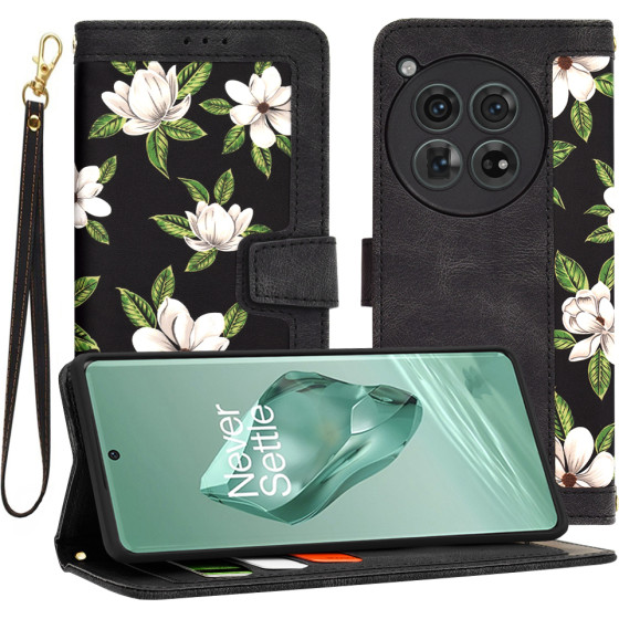 Techsuit - FlipCraft - OnePlus 12 - Flowers of the Dawn