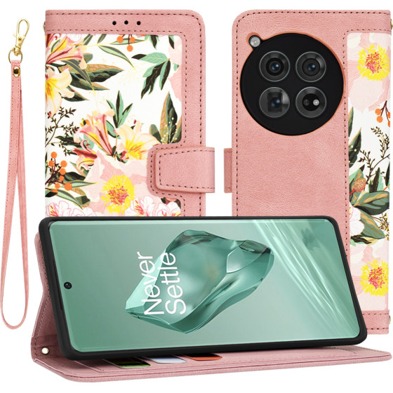 Techsuit - FlipCraft - OnePlus 12 - Sweetheart Pink