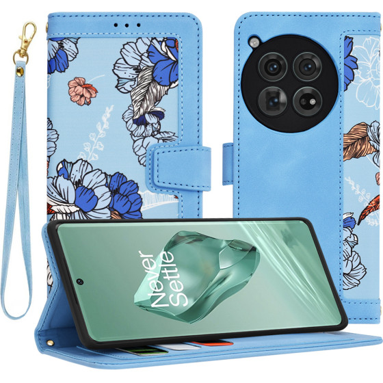 Techsuit - FlipCraft - OnePlus 12 - Vibrant Blue