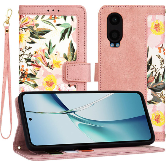 Techsuit - FlipCraft - OnePlus Nord CE4 Lite - Sweetheart Pink