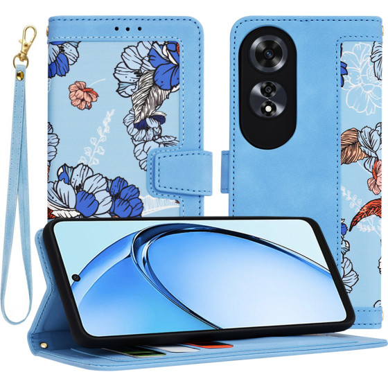 Techsuit - FlipCraft - Oppo A60 4G - Vibrant Blue