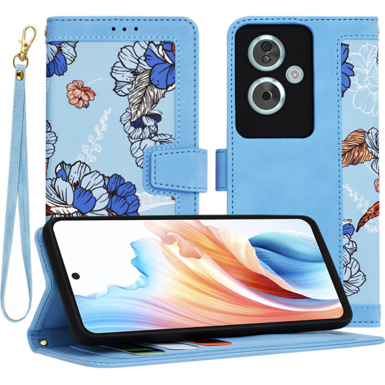 Techsuit - FlipCraft - Oppo A79 5G / OnePlus Nord N30 SE - Vibrant Blue