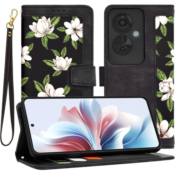 Techsuit - FlipCraft - Oppo Reno11 F - Flowers of the Dawn