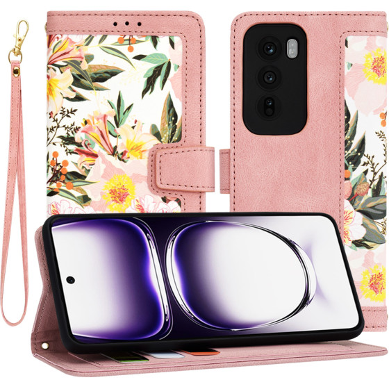 Techsuit - FlipCraft - Oppo Reno12 - Sweetheart Pink