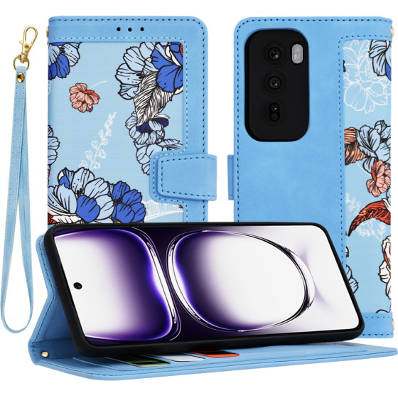Techsuit - FlipCraft - Oppo Reno12 - Vibrant Blue