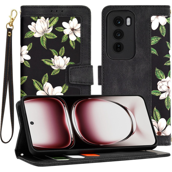 Techsuit - FlipCraft - Oppo Reno12 Pro - Flowers of the Dawn