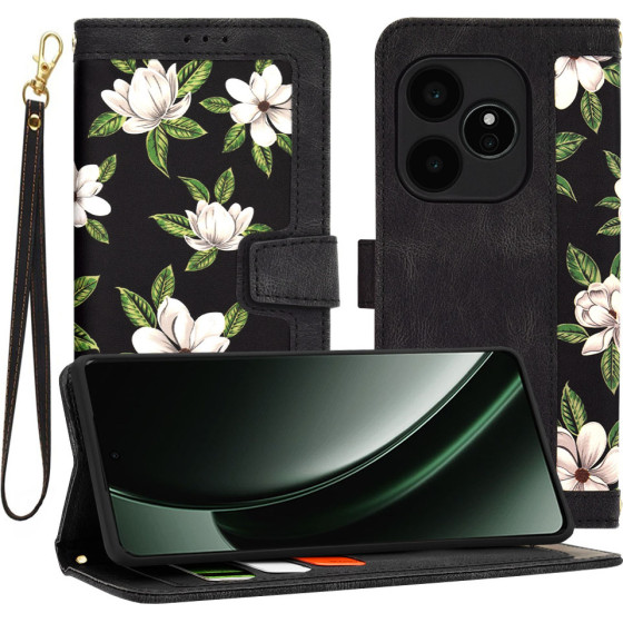 Techsuit - FlipCraft - Realme GT 6 / GT 6T - Flowers of the Dawn