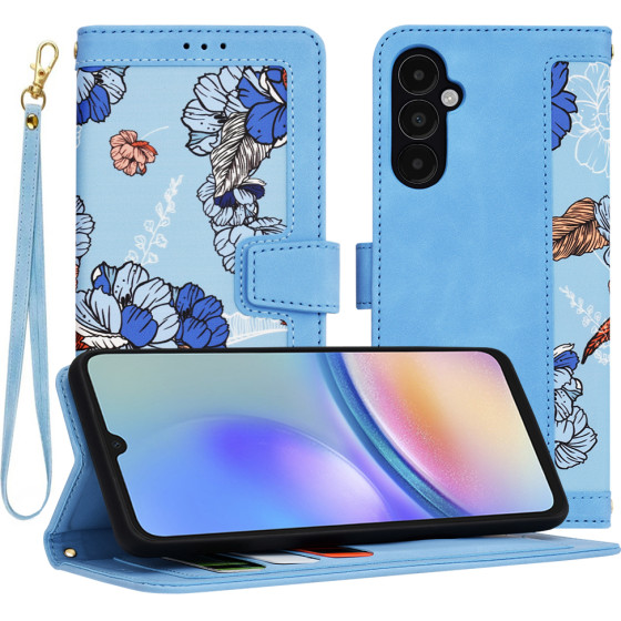 Techsuit - FlipCraft - Samsung Galaxy A05s - Vibrant Blue