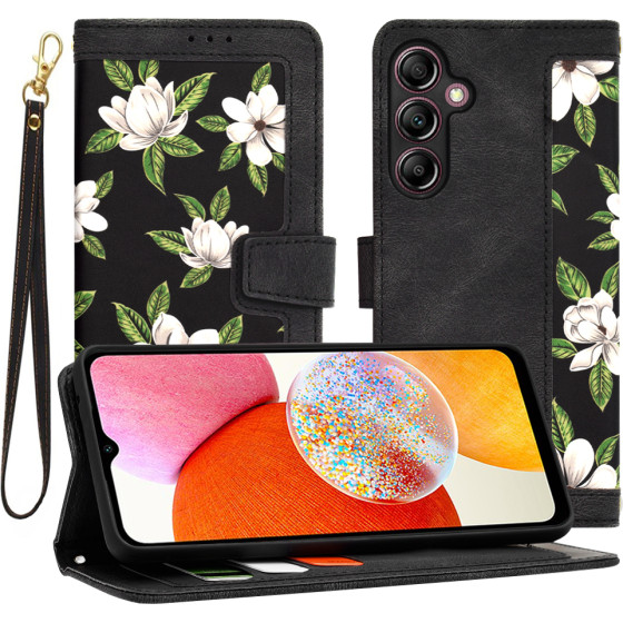 Techsuit - FlipCraft - Samsung Galaxy A14 4G / A14 5G - Flowers of the Dawn