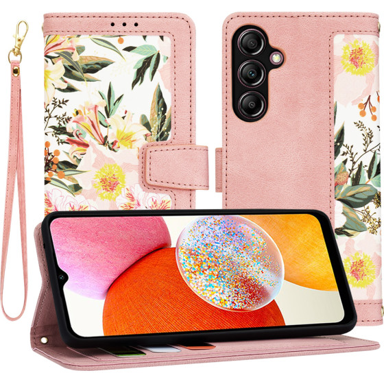 Techsuit - FlipCraft - Samsung Galaxy A14 4G / A14 5G - Sweetheart Pink