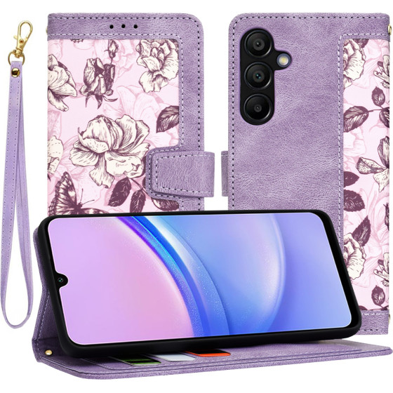 Techsuit - FlipCraft - Samsung Galaxy A15 4G / A15 5G - Mysterious Purple