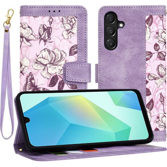 Techsuit - FlipCraft - Samsung Galaxy A16 4G / A16 5G - Mysterious Purple