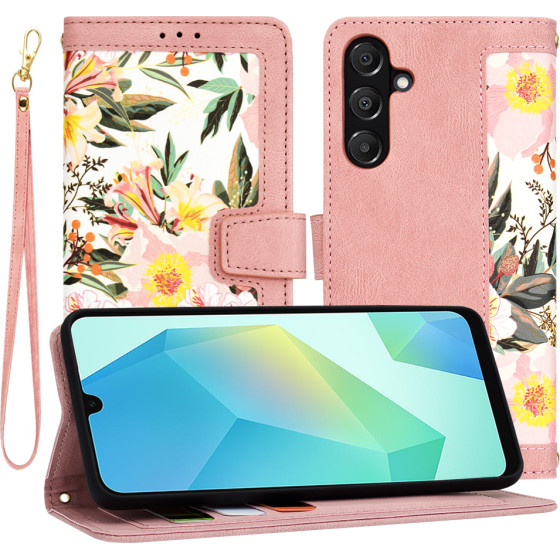 Techsuit - FlipCraft - Samsung Galaxy A16 4G / A16 5G - Sweetheart Pink