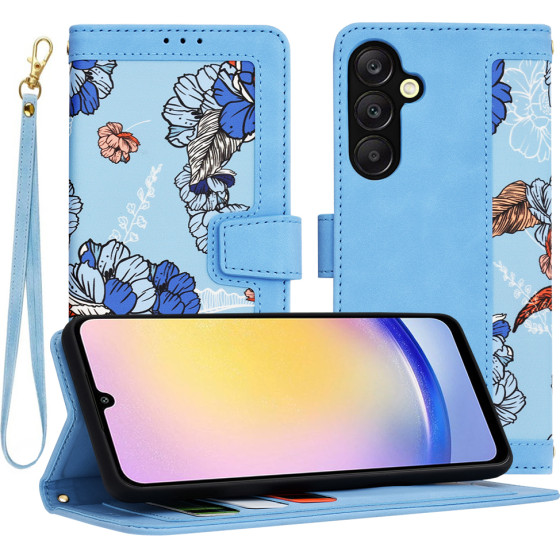 Techsuit - FlipCraft - Samsung Galaxy A25 5G - Vibrant Blue