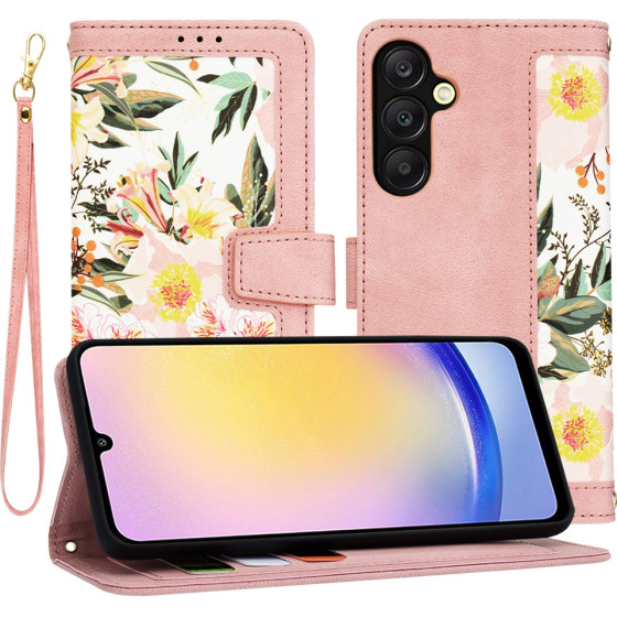 Techsuit - FlipCraft - Samsung Galaxy A25 5G - Sweetheart Pink