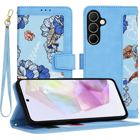 Techsuit - FlipCraft - Samsung Galaxy A35 5G - Vibrant Blue