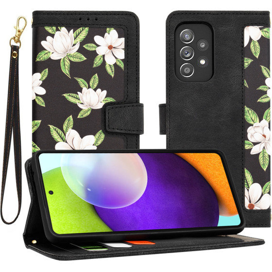 Techsuit - FlipCraft - Samsung Galaxy A52 4G / A52 5G / A52s 5G - Flowers of the Dawn