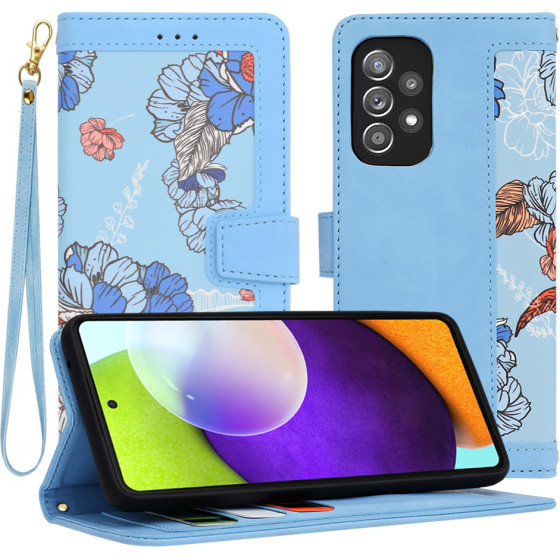 Techsuit - FlipCraft - Samsung Galaxy A52 4G / A52 5G / A52s 5G - Vibrant Blue