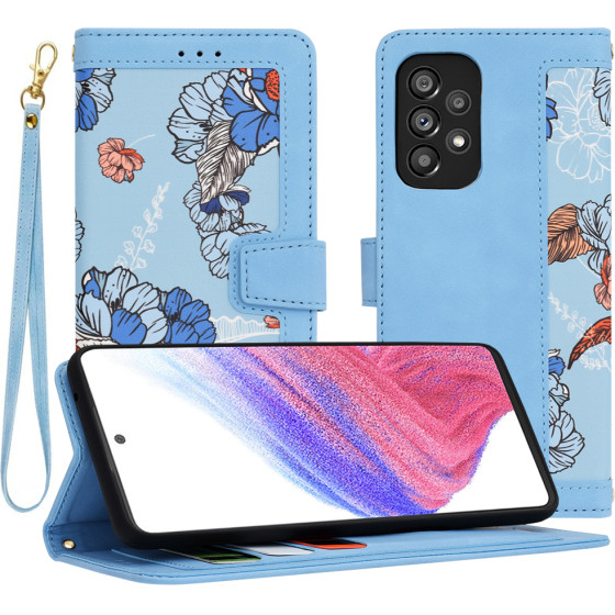 Techsuit - FlipCraft - Samsung Galaxy A53 5G - Vibrant Blue