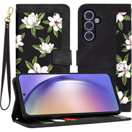 Techsuit - FlipCraft - Samsung Galaxy A54 - Flowers of the Dawn