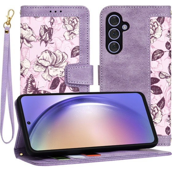 Techsuit - FlipCraft - Samsung Galaxy A54 - Mysterious Purple