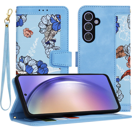 Techsuit - FlipCraft - Samsung Galaxy A54 - Vibrant Blue