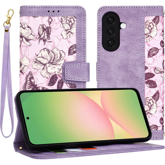 Techsuit - FlipCraft - Samsung Galaxy A56 5G - Mysterious Purple