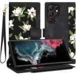 Techsuit - FlipCraft - Samsung Galaxy S22 Ultra 5G - Flowers of the Dawn