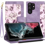 Techsuit - FlipCraft - Samsung Galaxy S22 Ultra 5G - Mysterious Purple