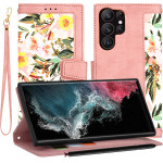Techsuit - FlipCraft - Samsung Galaxy S22 Ultra 5G - Sweetheart Pink