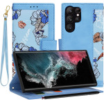 Techsuit - FlipCraft - Samsung Galaxy S22 Ultra 5G - Vibrant Blue
