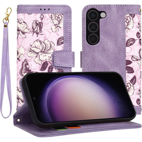 Techsuit - FlipCraft - Samsung Galaxy S23 - Mysterious Purple