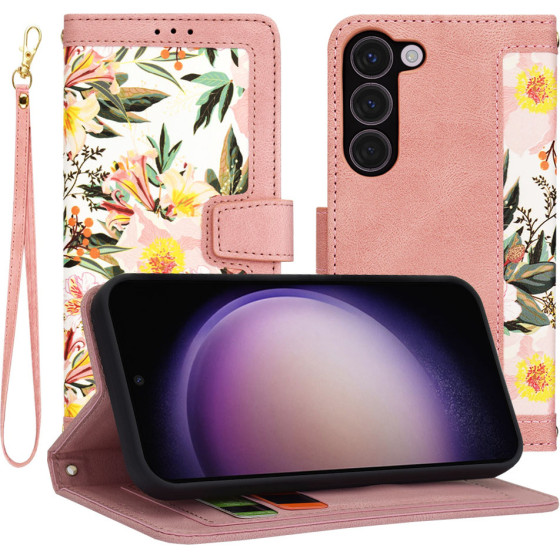Techsuit - FlipCraft - Samsung Galaxy S23 - Sweetheart Pink