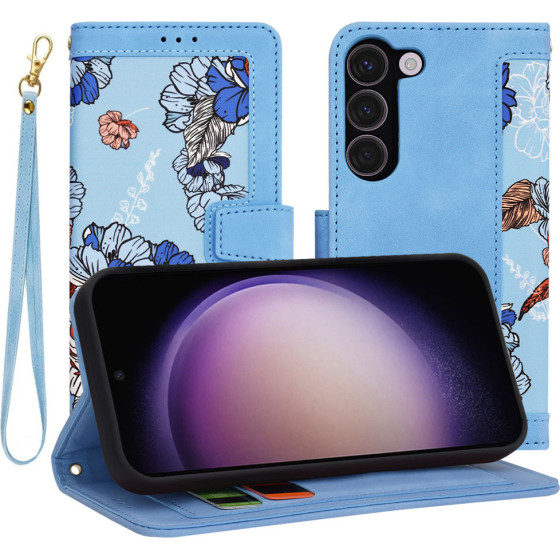 Techsuit - FlipCraft - Samsung Galaxy S23 - Vibrant Blue