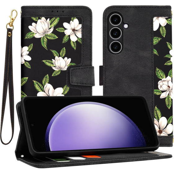 Techsuit - FlipCraft - Samsung Galaxy S23 FE - Flowers of the Dawn