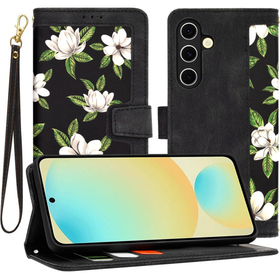 Techsuit - FlipCraft - Samsung Galaxy S24 FE - Flowers of the Dawn