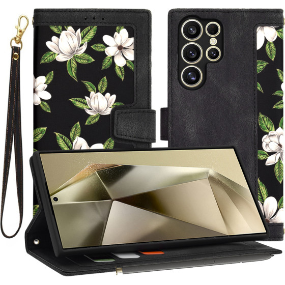 Techsuit - FlipCraft - Samsung Galaxy S24 Ultra - Flowers of the Dawn