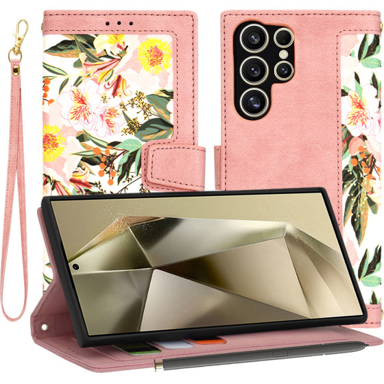 Techsuit - FlipCraft - Samsung Galaxy S24 Ultra - Sweetheart Pink
