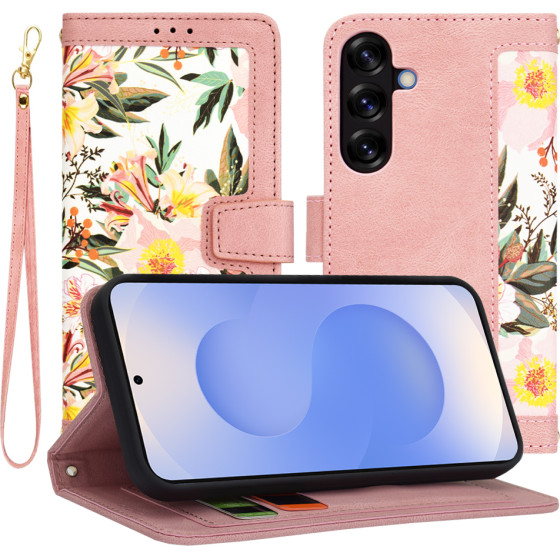 Techsuit - FlipCraft - Samsung Galaxy S25 - Sweetheart Pink
