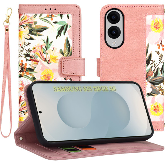 Techsuit - FlipCraft - Samsung Galaxy S25 Edge - Sweetheart Pink